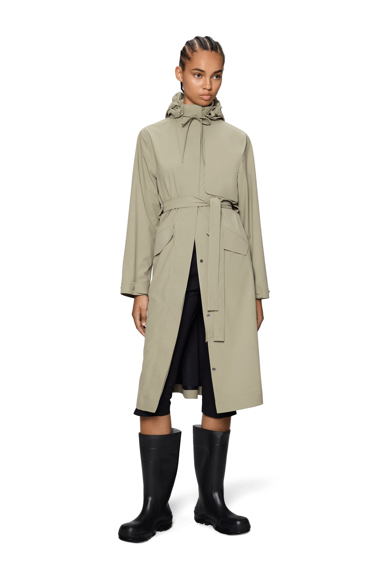 Suva Hardshell W3 regnfrakke - 133 Beige